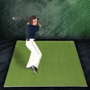 4x6 green baseball/softball stance mat