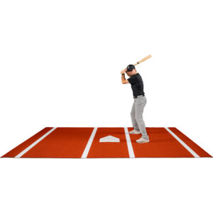 6×12 Proball Baseball Hitting Mat - Clay