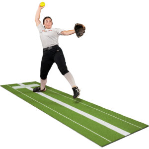 3×10 Elite Softball Pitching Lane - Green