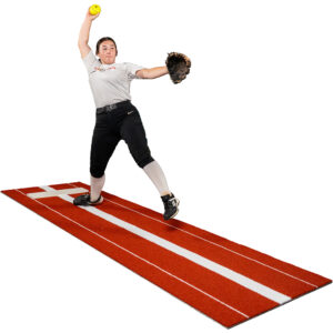 3×10 Elite Softball Pitching Lane - Clay