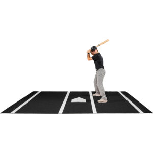 6×12 Proball Baseball Hitting Mat - Black
