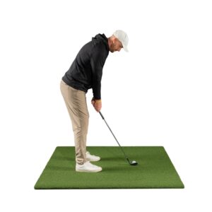 Super Tee Hitting Golf Mat for Real Tees