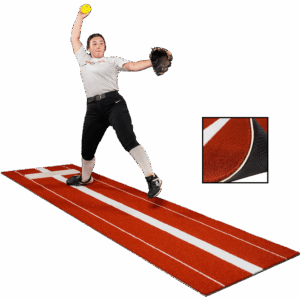 3×10 Elite Softball Pitching Lane - Clay