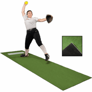 3×10 Softball Pitching Lane (Tri-Color, SureGrip, No Lines, No Foam)